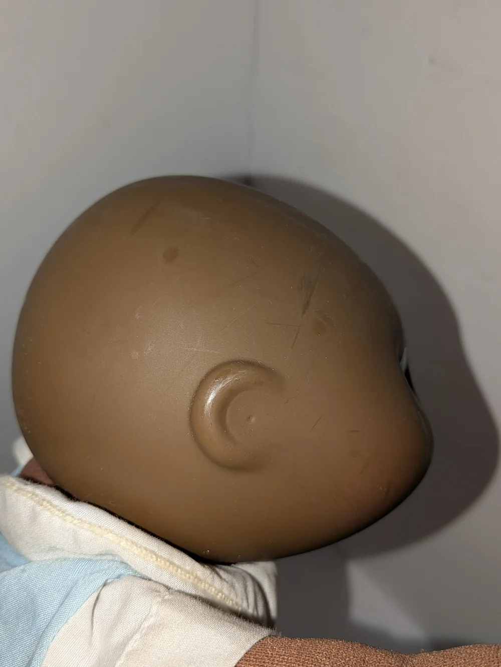 Vintage 1980's African American Cabbage Patch Kid Preemie Doll Elephant Outfit